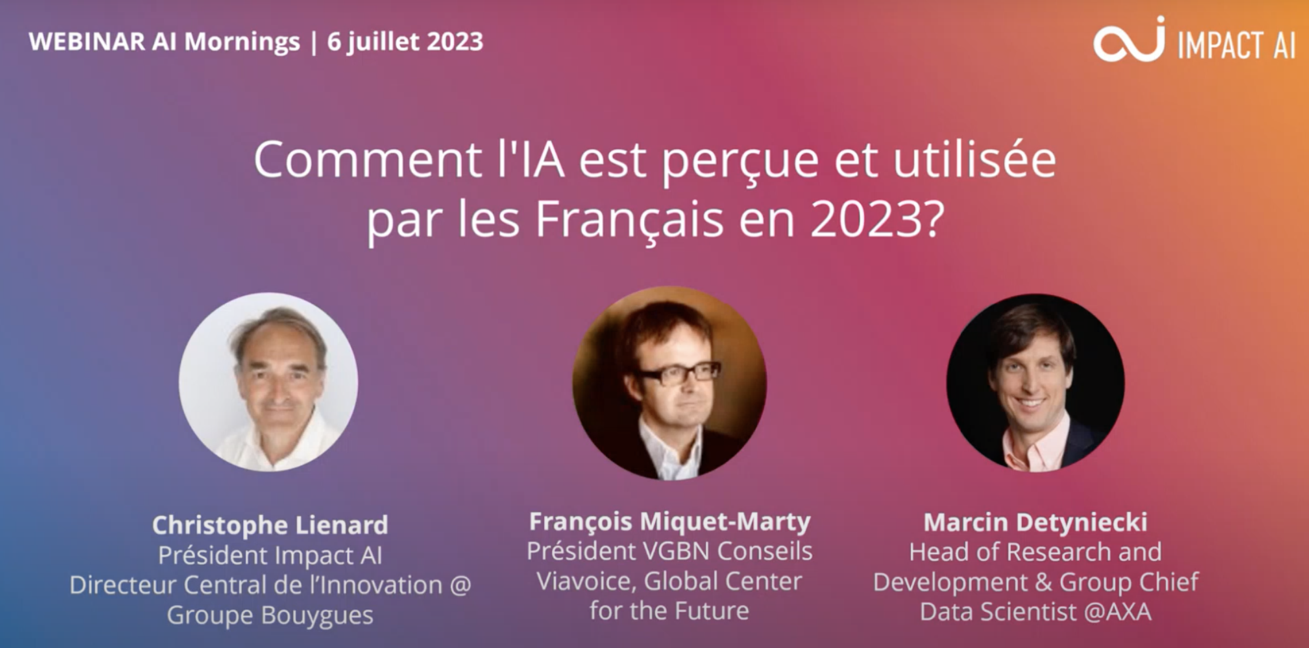 Comment l’IA est perçue & utilisée par les Français en 2023 ?